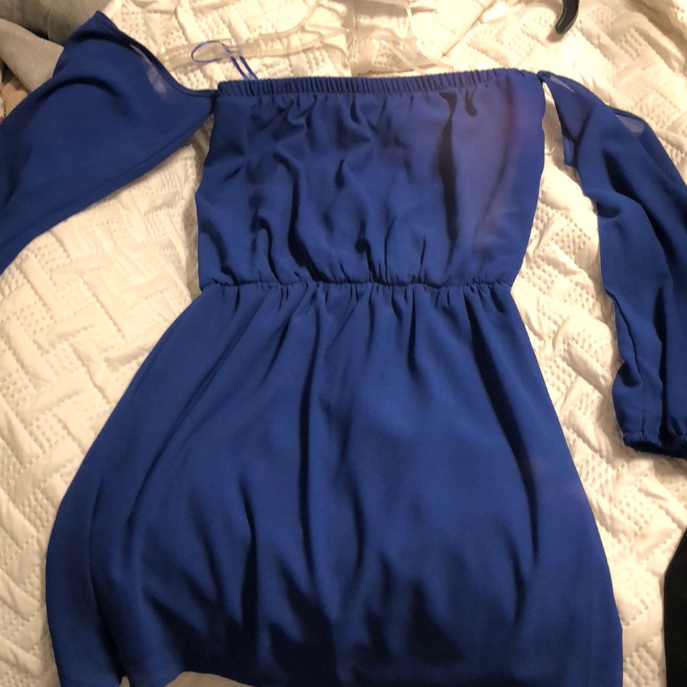Blue dress